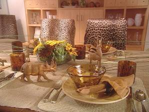 Safari dining in style...