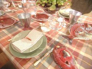 A table fit for a fisherman...